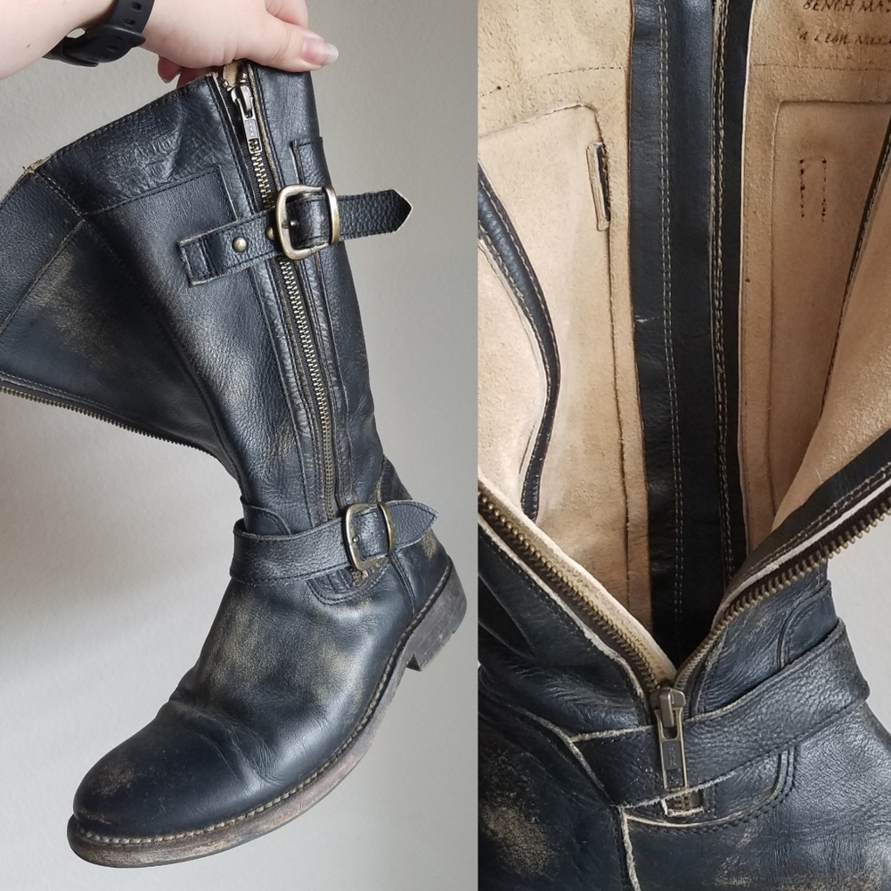 Bed Stu Gogo Lug black/distressed boots